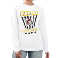 Pittsburgh Pirates Starter Women's Poster Print Team Fleece Pullover Sweatshirt - MLB Pullover