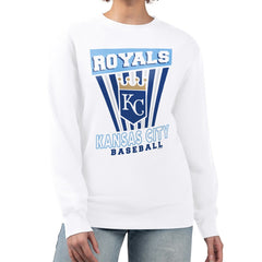 Kansas City Royals Starter Women's Poster Print Team Fleece Pullover Sweatshirt - MLB Pullover