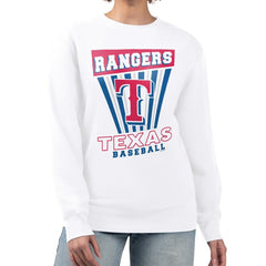Texas Rangers Starter Women's Poster Print Team Fleece Pullover Sweatshirt - MLB Pullover