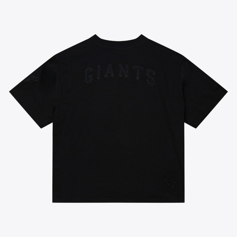 San Francisco Giants Mitchell & Ness Women's Cooperstown Collection Phantom Cropped T-Shirt - MLB T-shirts