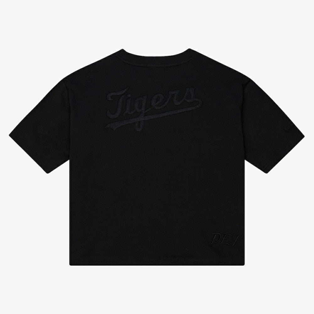 Detroit Tigers Mitchell & Ness Women's Cooperstown Collection Phantom Cropped T-Shirt - MLB T-shirts