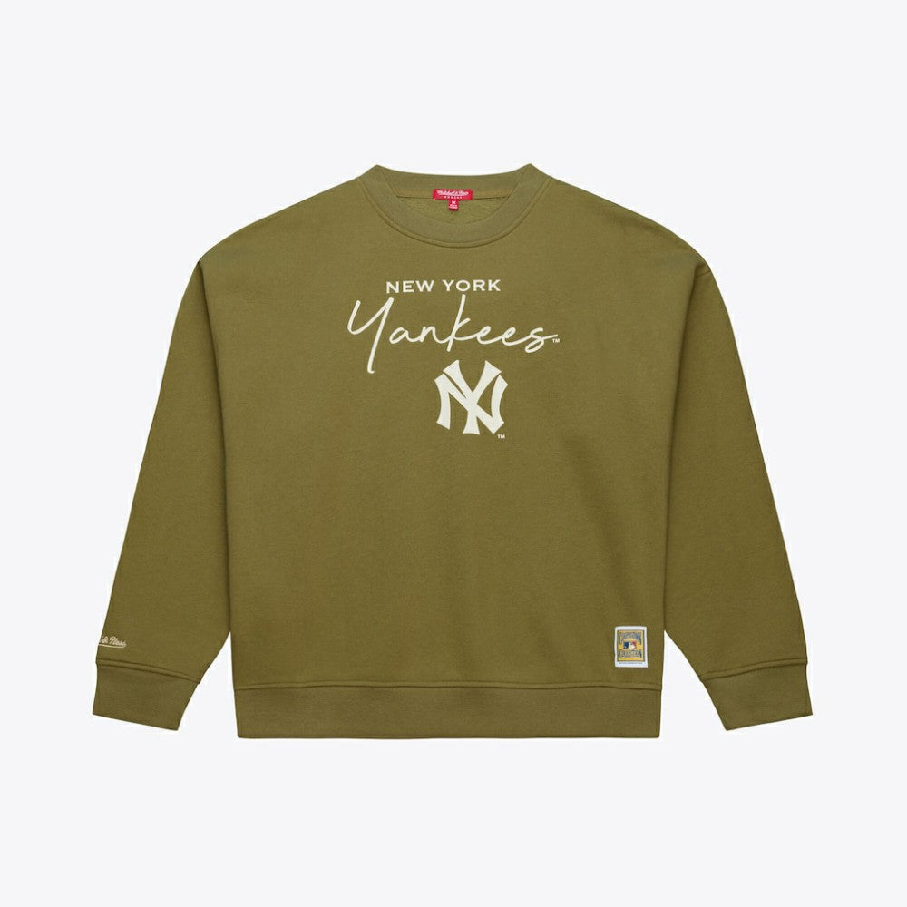 New York Yankees Mitchell & Ness Women's Cooperstown Collection Fleece Sweatshirt - MLB Sweatshirts