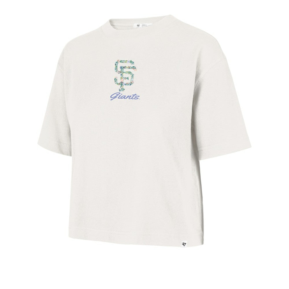 San Francisco Giants '47 Women's Full Bloom Cropped T-Shirt - MLB T-shirts