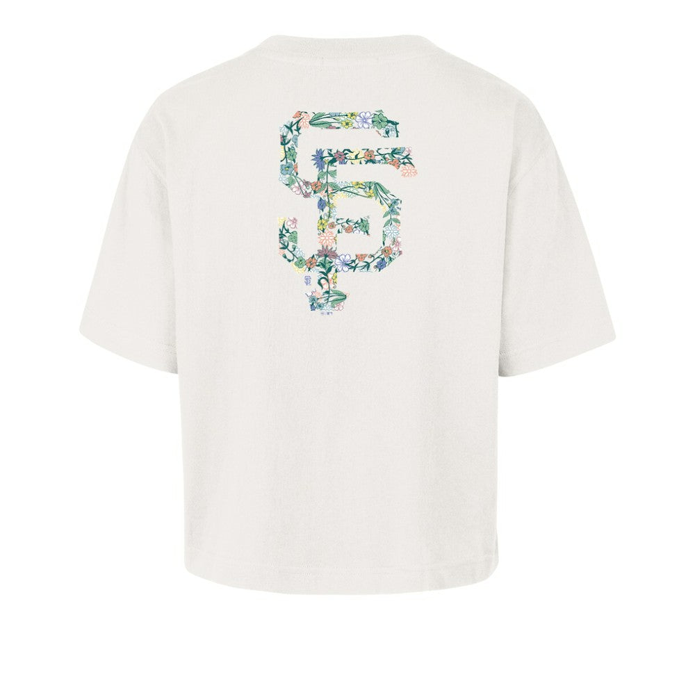 San Francisco Giants '47 Women's Full Bloom Cropped T-Shirt - MLB T-shirts