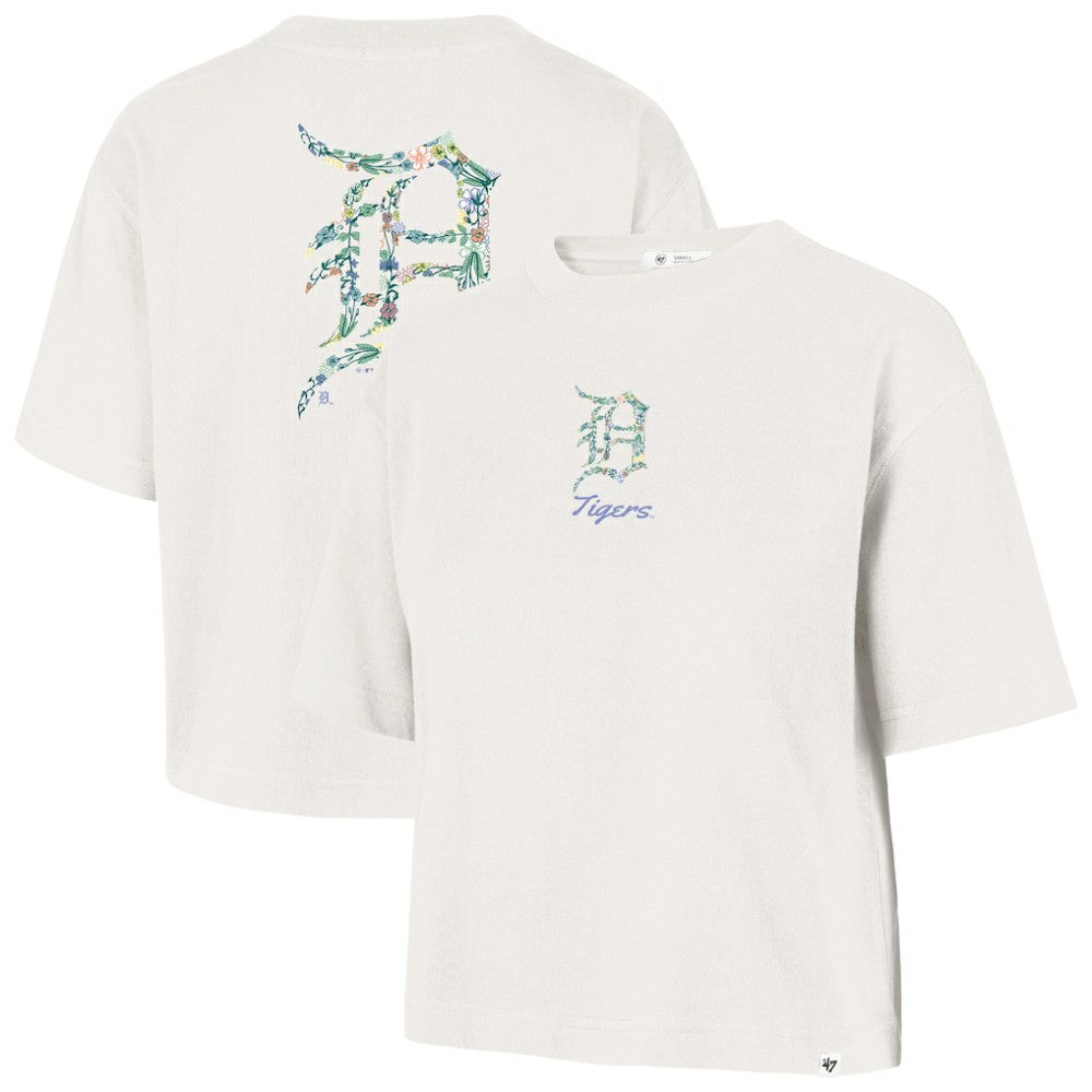 Detroit Tigers '47 Women's Full Bloom Cropped T-Shirt - MLB T-shirts