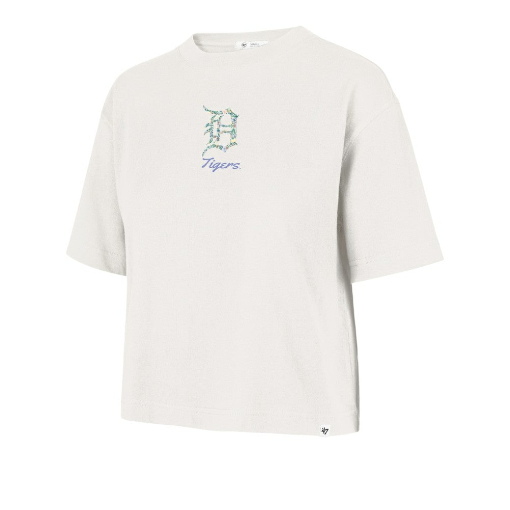 Detroit Tigers '47 Women's Full Bloom Cropped T-Shirt - MLB T-shirts