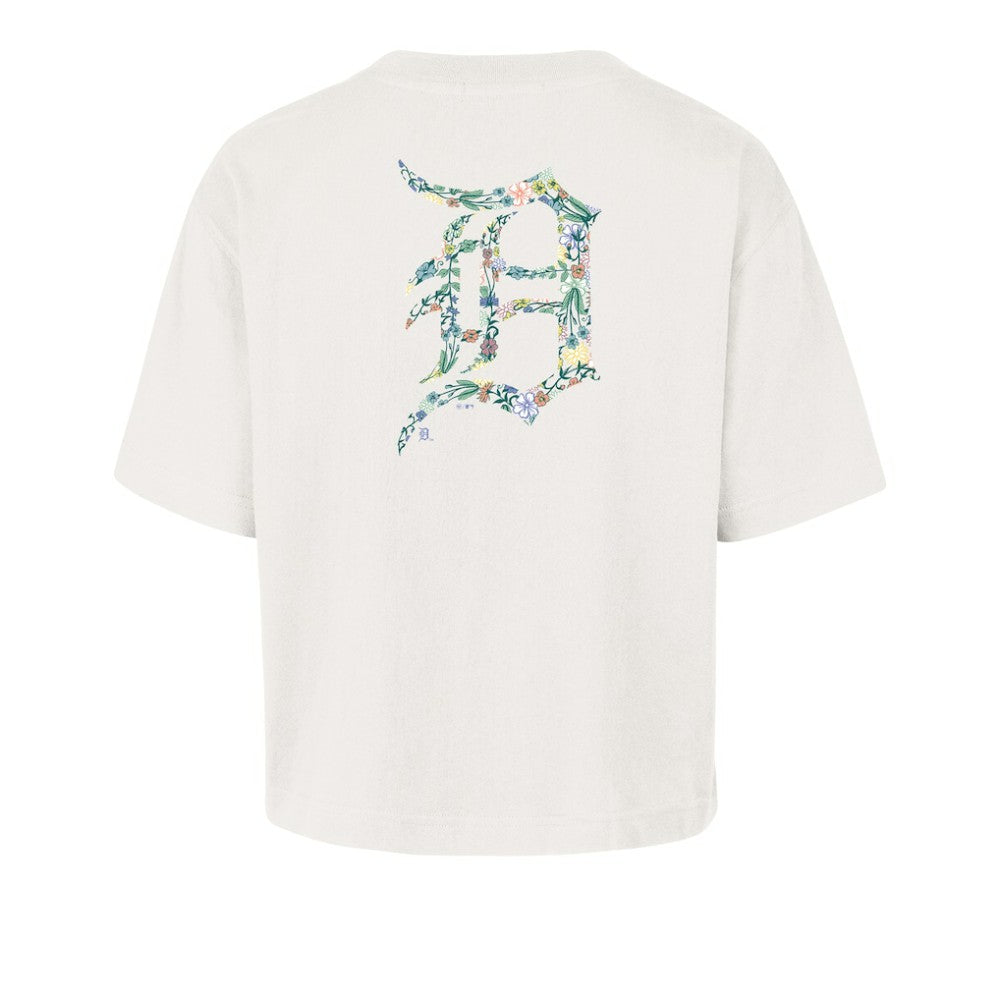 Detroit Tigers '47 Women's Full Bloom Cropped T-Shirt - MLB T-shirts