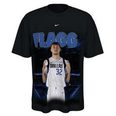 Black Cooper Flagg Dallas Mavericks Unisex New Faces x New Places T-Shirt sale | NBA