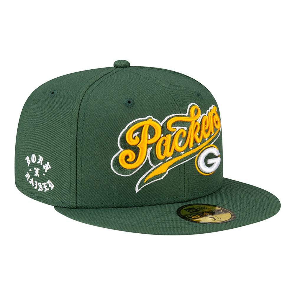 Green Bay Packers Born x Raised 59FIFTY Fitted Hat | NFL New