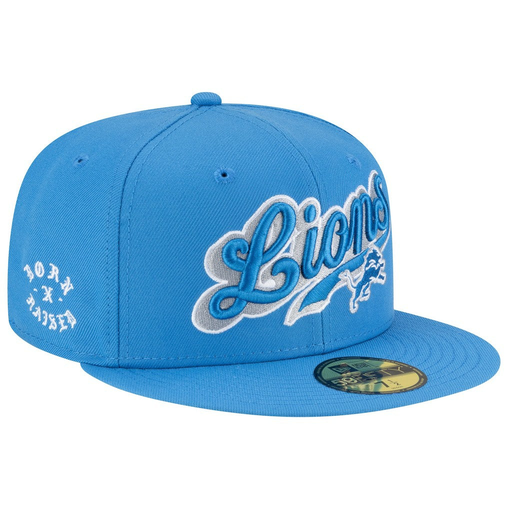 Detroit Lions Born x Raised 59FIFTY Fitted Hat | NFL Near me