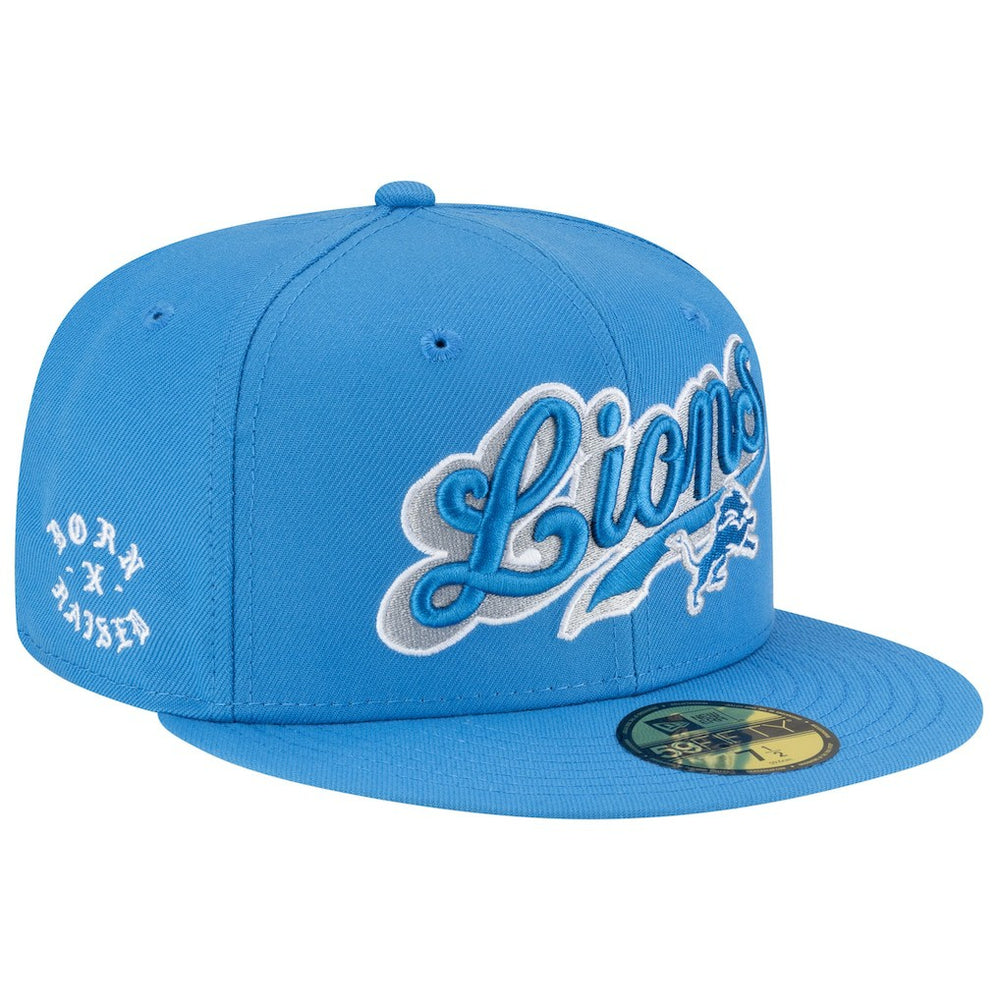 Detroit Lions Born x Raised 59FIFTY Fitted Hat | NFL Near me