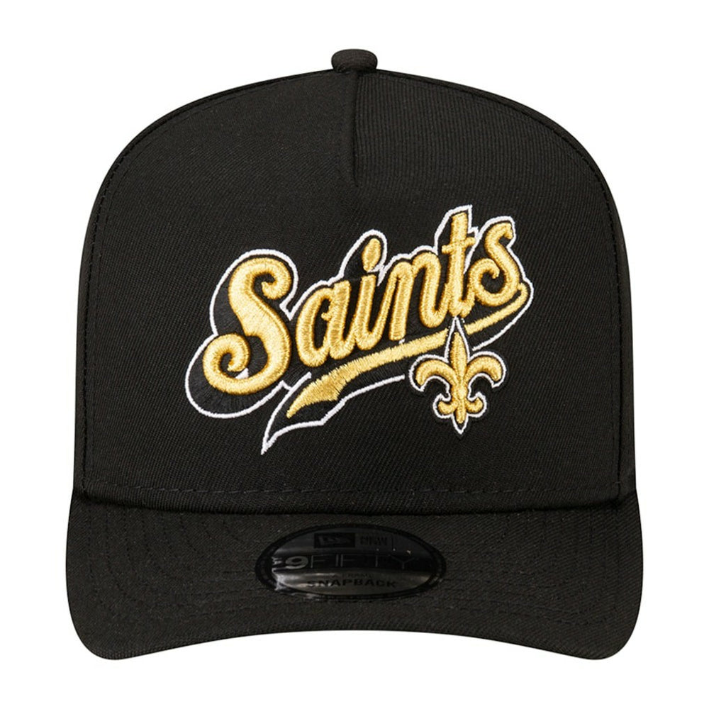 New Orleans Saints Born x Raised A-Frame 9FIFTY Snapback Hat | NFL Online