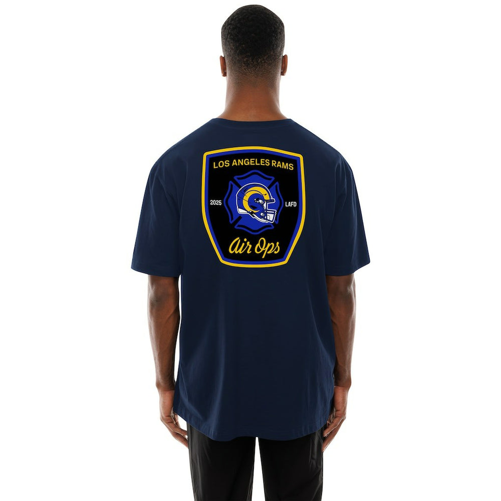 Los Angeles Rams x LAFD  Air Ops T-Shirt | NFL On sale