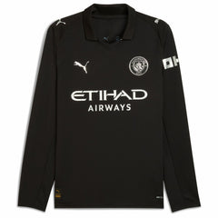 Erling Haaland Manchester City 2025/26 Away Replica Long Sleeve Player Jersey