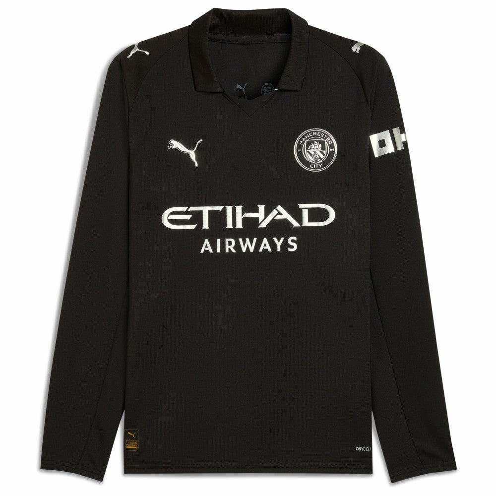 Phil Foden Manchester City Away 2025/26 Replica Long Sleeve Player Jersey