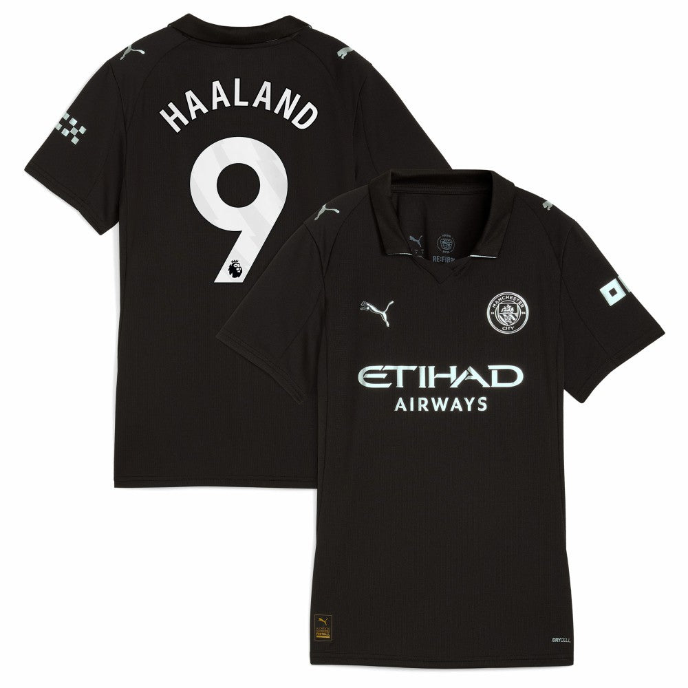 Erling Haaland Manchester City Women's 2025/26 Away Replica Player Jersey