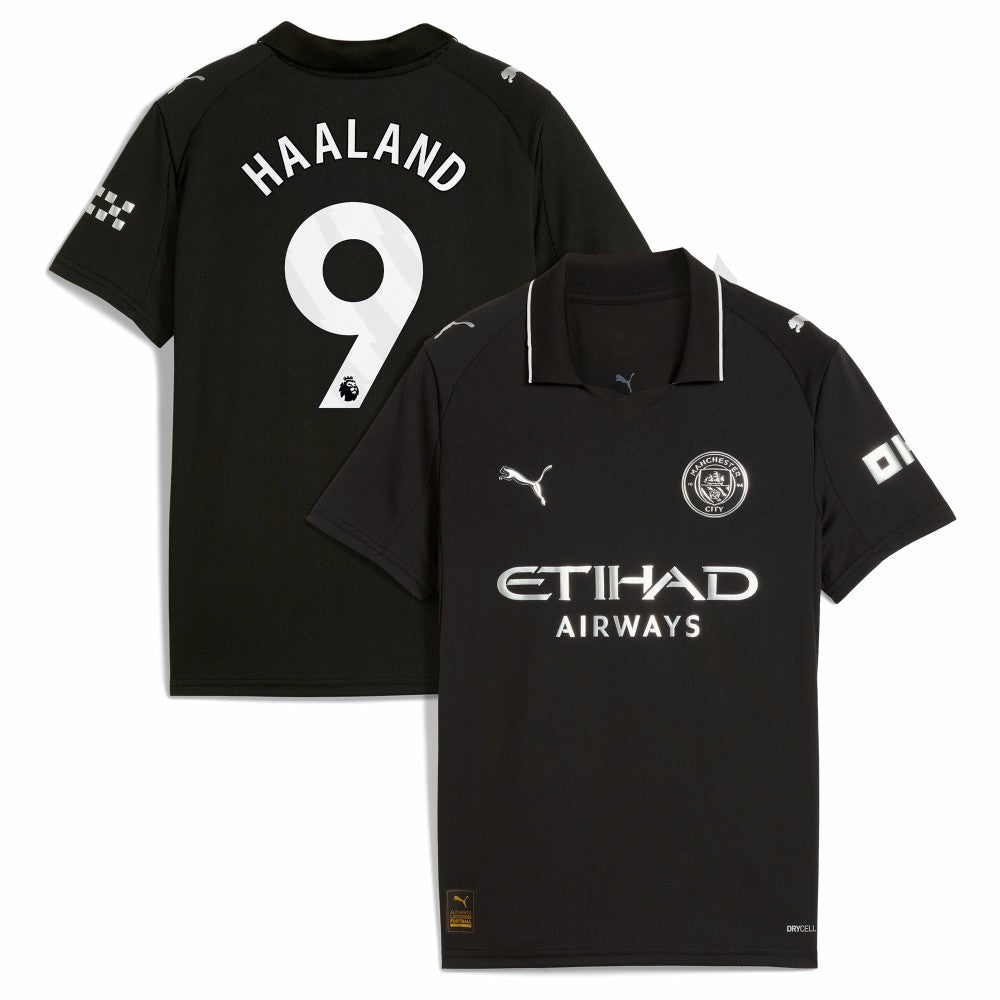 Erling Haaland Manchester City Youth 2025/26 Away Replica Player Jersey