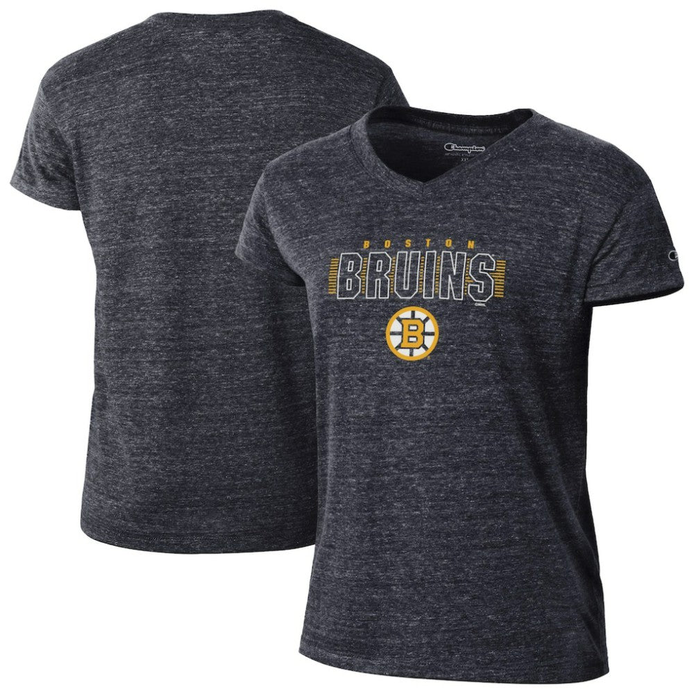 Boston Bruins Champion Women's Tri-Blend V-Neck T-Shirt -  NHL T-shirts