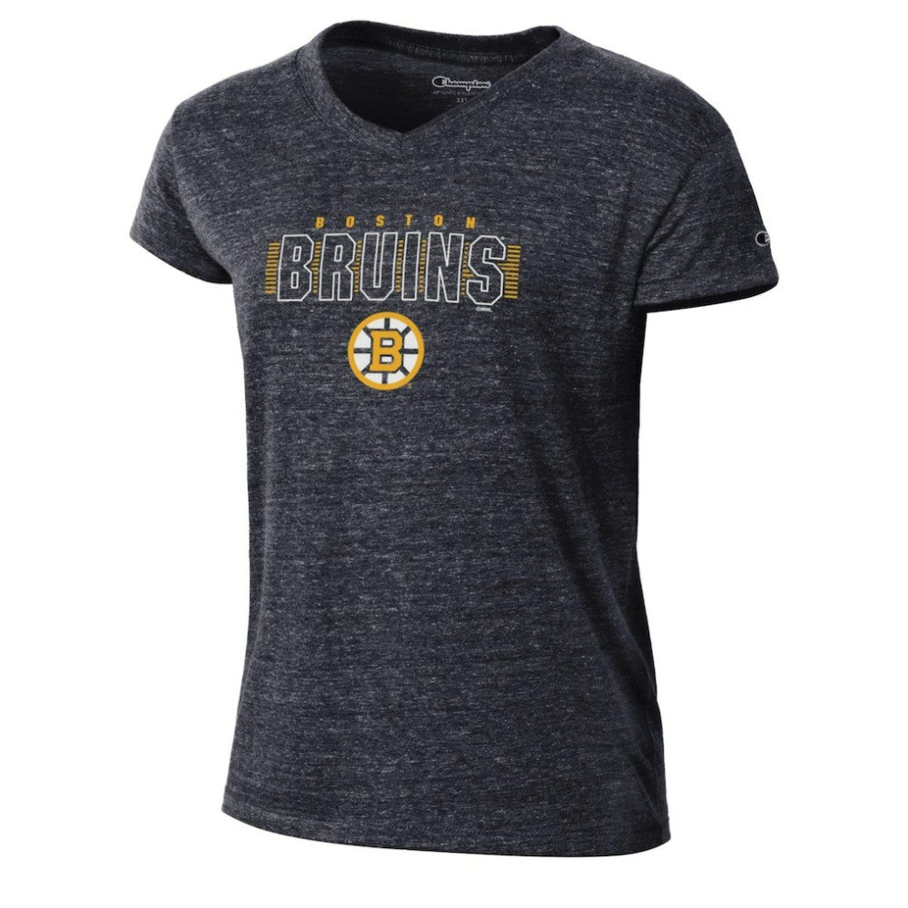 Boston Bruins Champion Women's Tri-Blend V-Neck T-Shirt -  NHL T-shirts