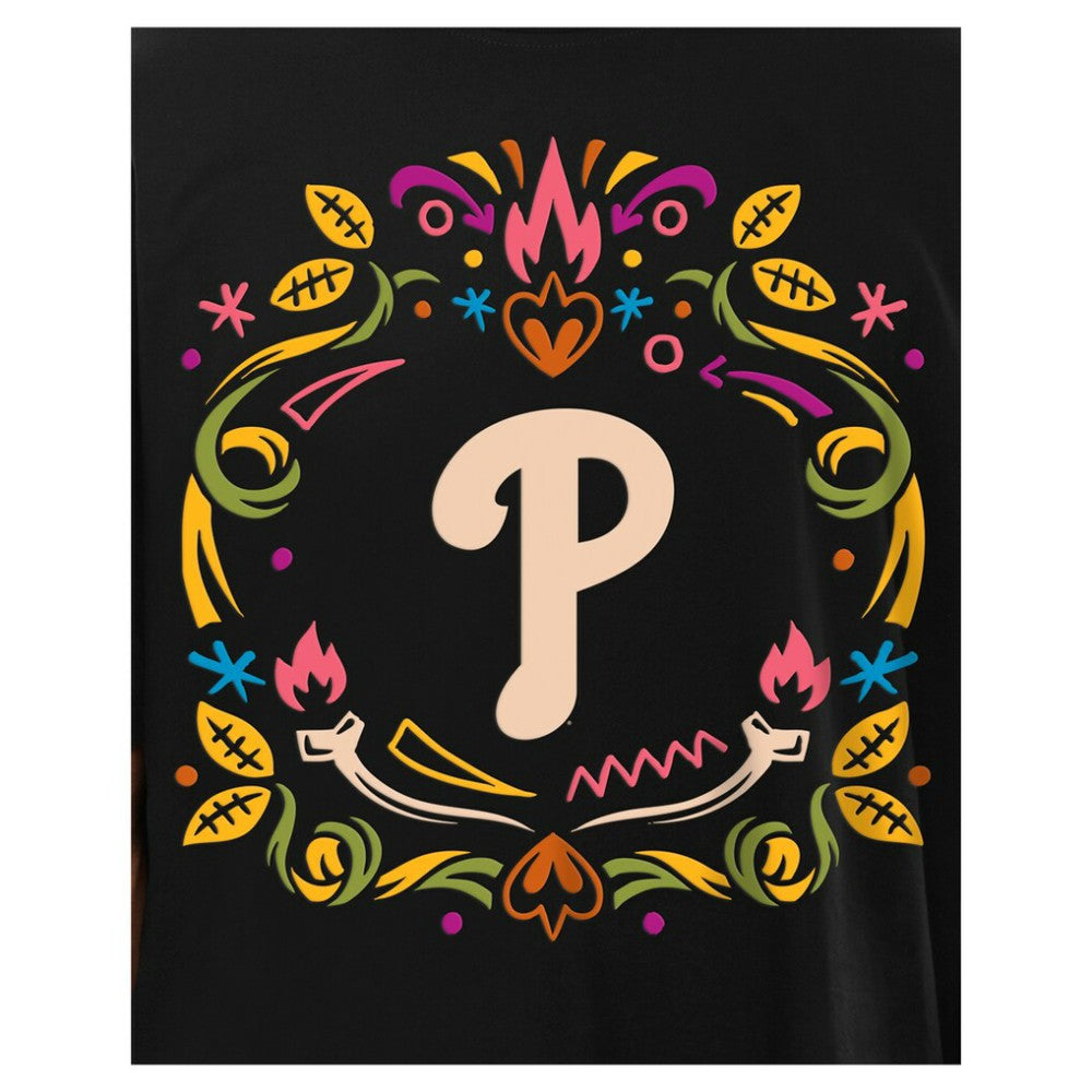 Philadelphia Phillies New Era Día de los Muertos T-Shirt - MLB T-shirts
