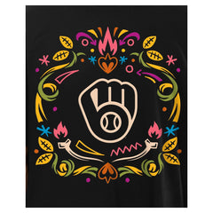 Milwaukee Brewers New Era Día de los Muertos T-Shirt - MLB T-shirts