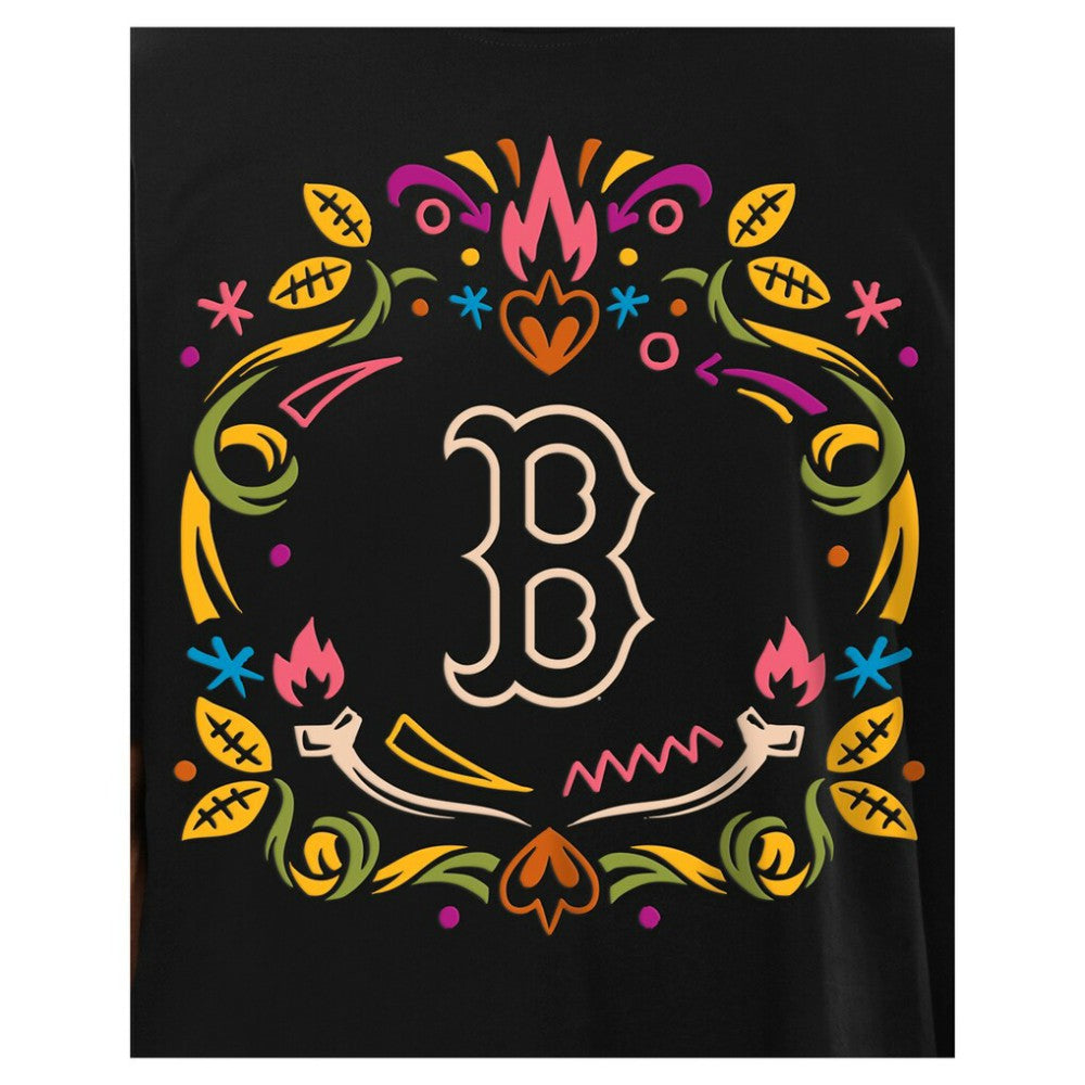 Boston Red Sox New Era Día de los Muertos T-Shirt - MLB T-shirts