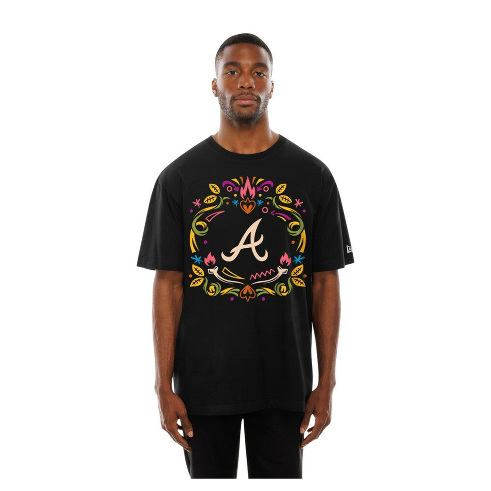 Atlanta Braves New Era Día de los Muertos T-Shirt - MLB T-shirts
