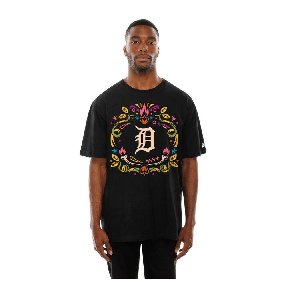 Detroit Tigers New Era Día de los Muertos T-Shirt - MLB T-shirts