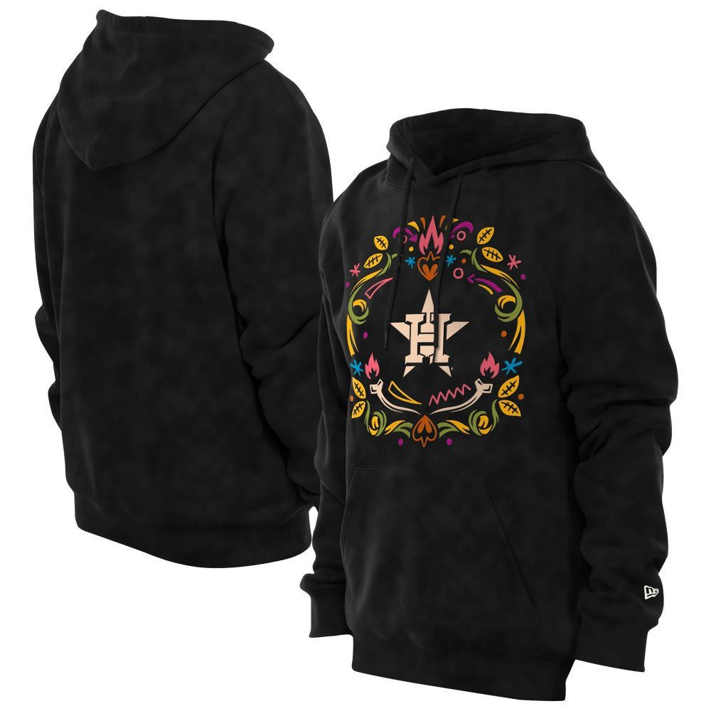 Houston Astros New Era Día de los Muertos Brushed Fleece Hoodie - MLB Hoodies