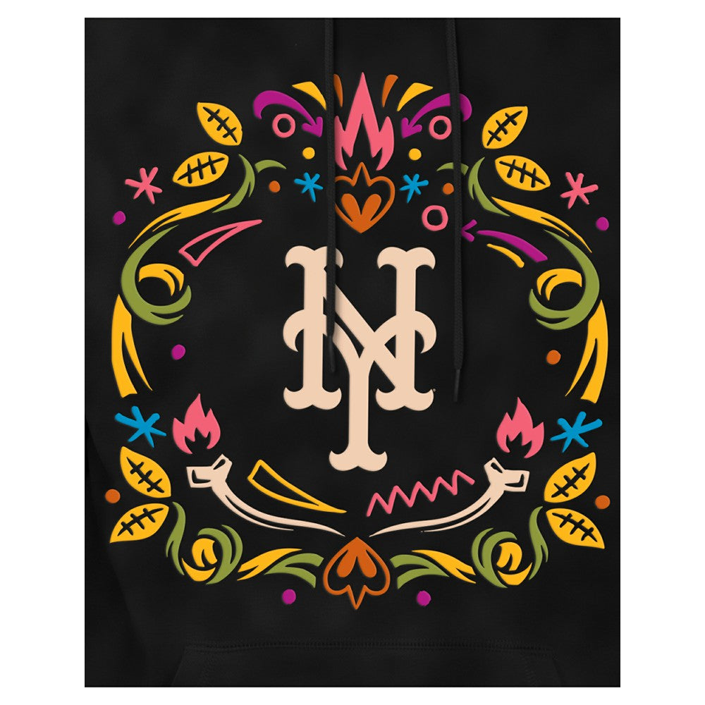 New York Mets New Era Día de los Muertos Brushed Fleece Hoodie - MLB Hoodies