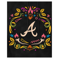 Atlanta Braves New Era Día de los Muertos Brushed Fleece Hoodie - MLB Hoodies