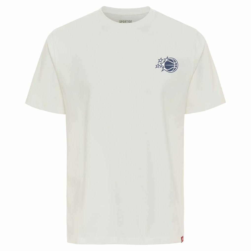 Cream Orlando Magic Sportiqe Unisex Athletic Club Collection Duke Relaxed Fit Premium T-Shirt | NBA