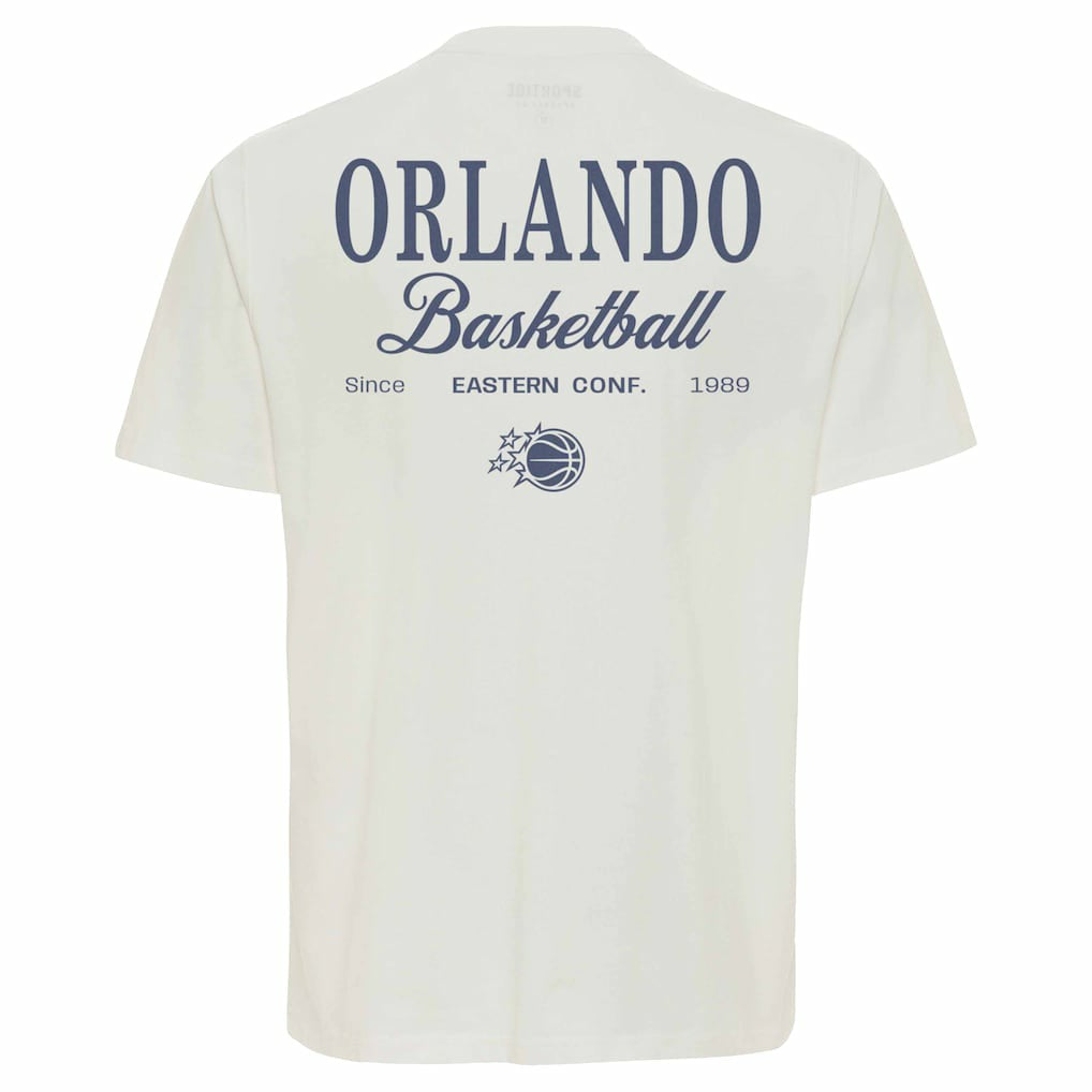 Cream Orlando Magic Sportiqe Unisex Athletic Club Collection Duke Relaxed Fit Premium T-Shirt | NBA