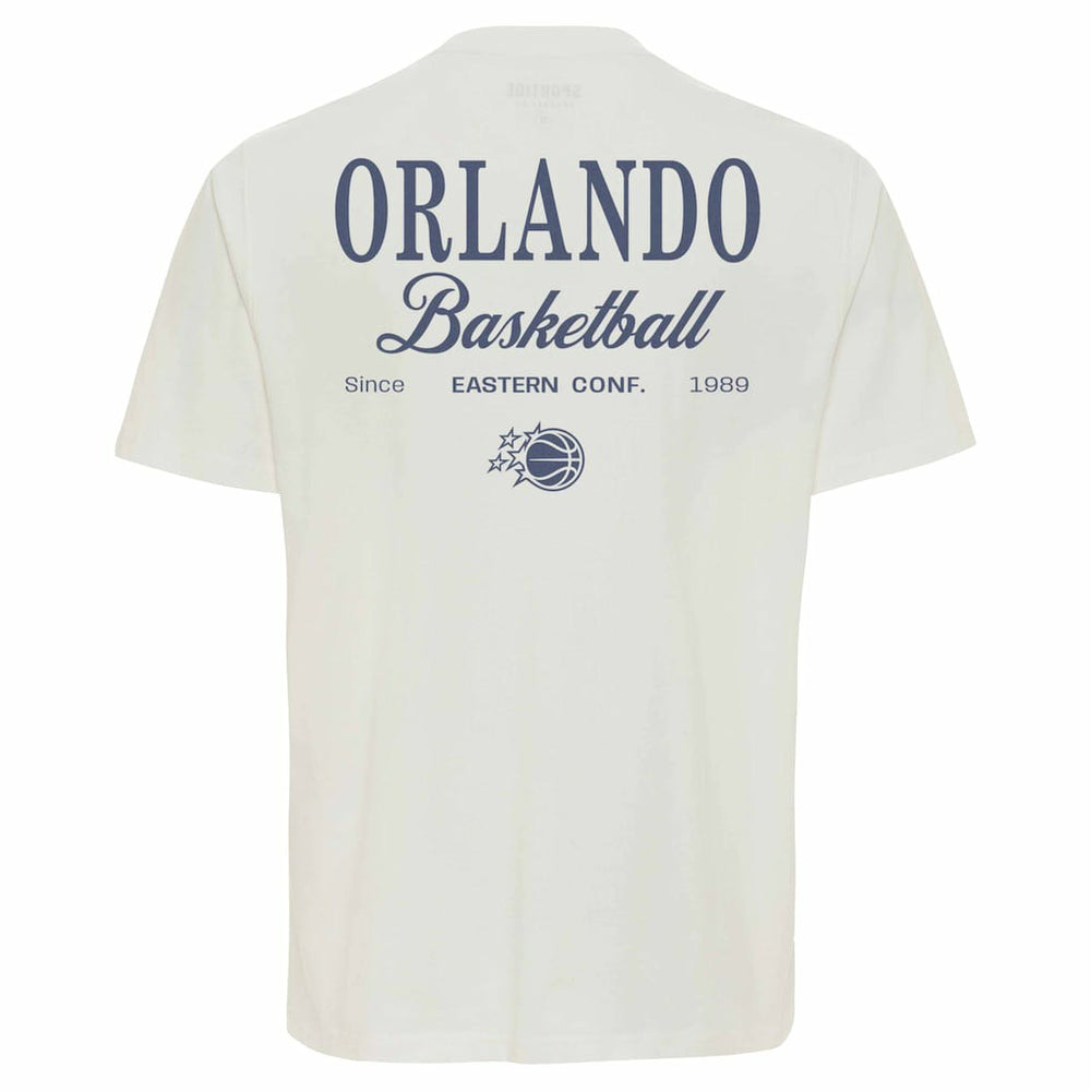 Cream Orlando Magic Sportiqe Unisex Athletic Club Collection Duke Relaxed Fit Premium T-Shirt | NBA