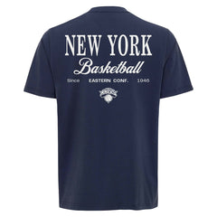 Blue New York Knicks Sportiqe Unisex Athletic Club Collection Duke Relaxed Fit Premium T-Shirt | NBA