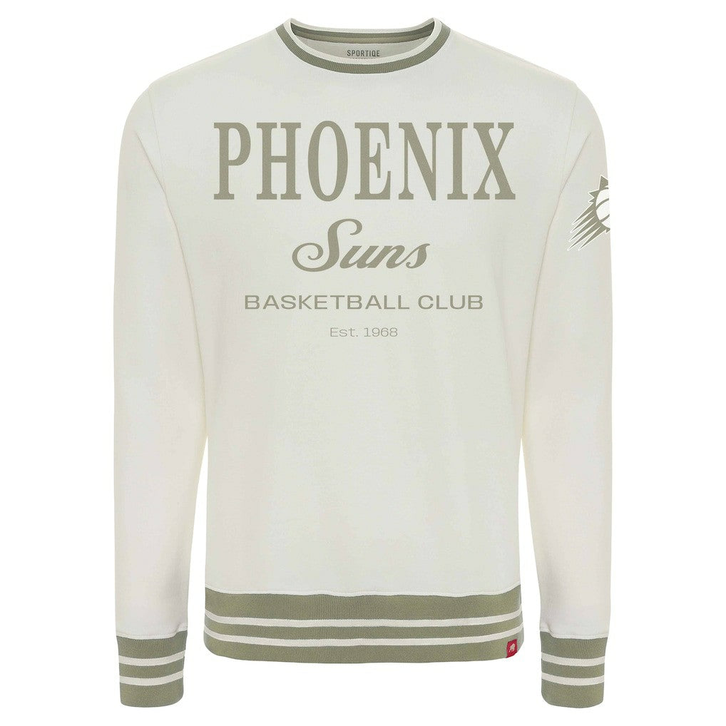 Cream Phoenix Suns Sportiqe Unisex Athletic Club Collection Ellington Premium Sweatshirt sale | NBA