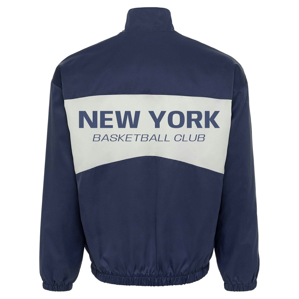 Blue New York Knicks Sportiqe Unisex Athletic Club Collection Senna Premium Lightweight Full-Zip Jacket | NBA