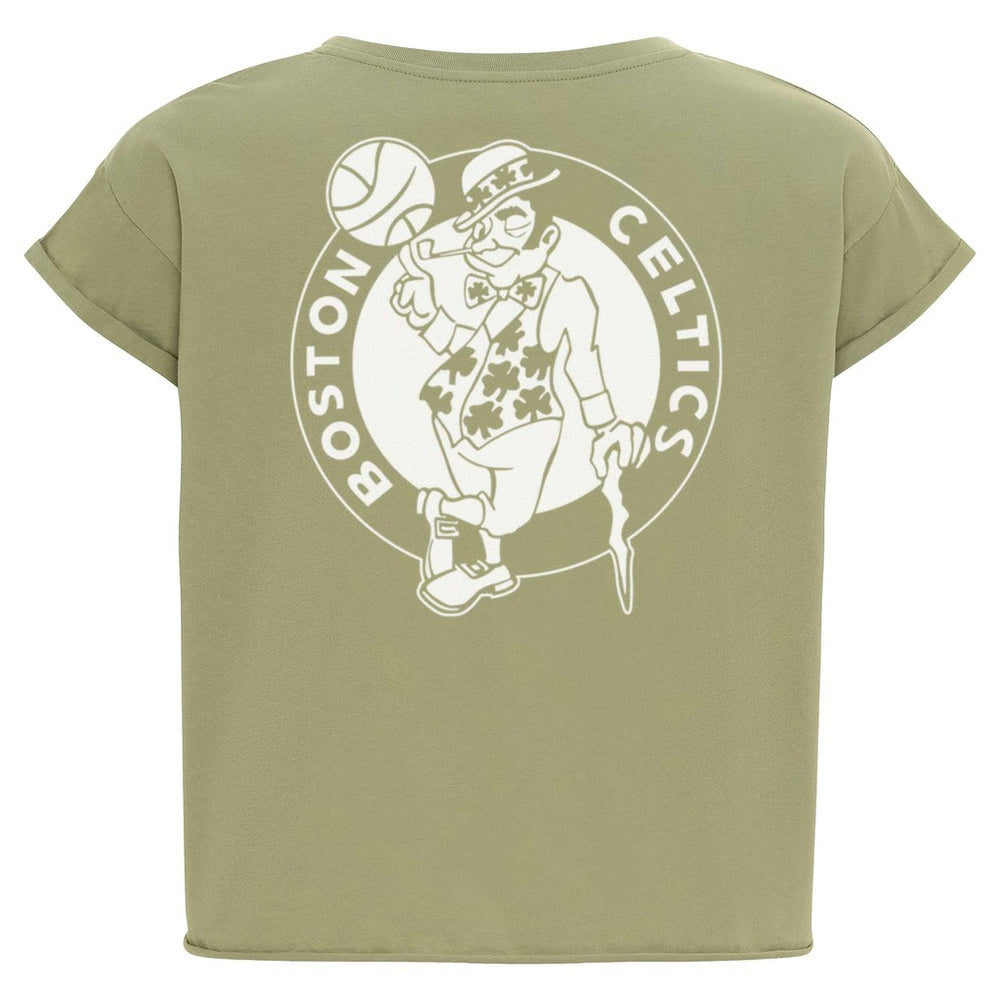 Kelly Green Boston Celtics Sportiqe Women's Athletic Club Collection Alana Premium Cropped T-Shirt | NBA