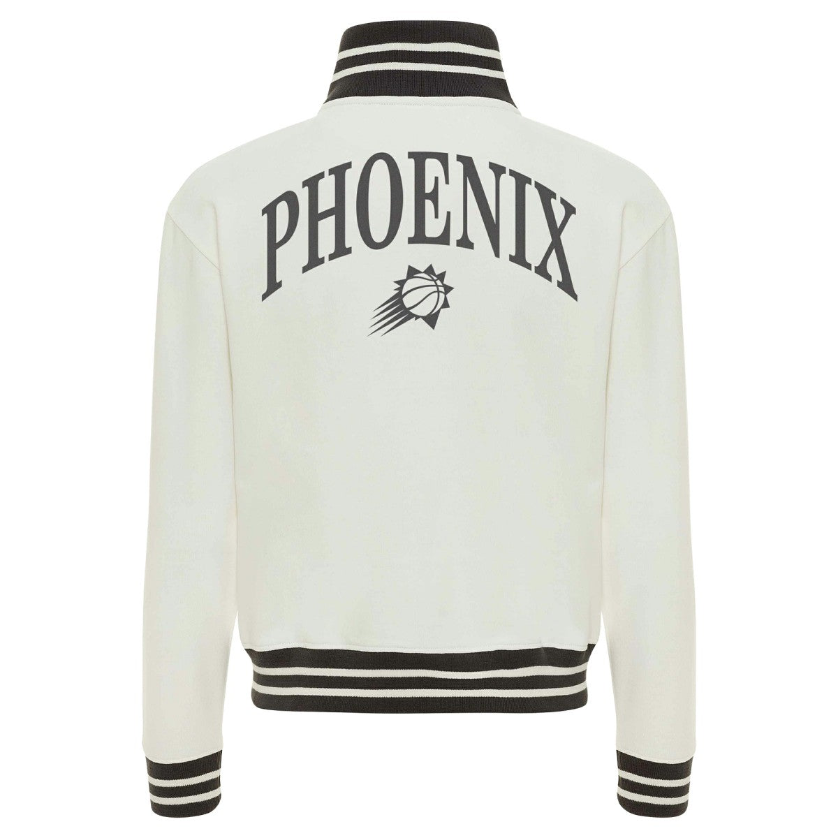 Cream Phoenix Suns Sportiqe Women's Athletic Club Collection Sutton French Terry Full-Zip Jacket | NBA