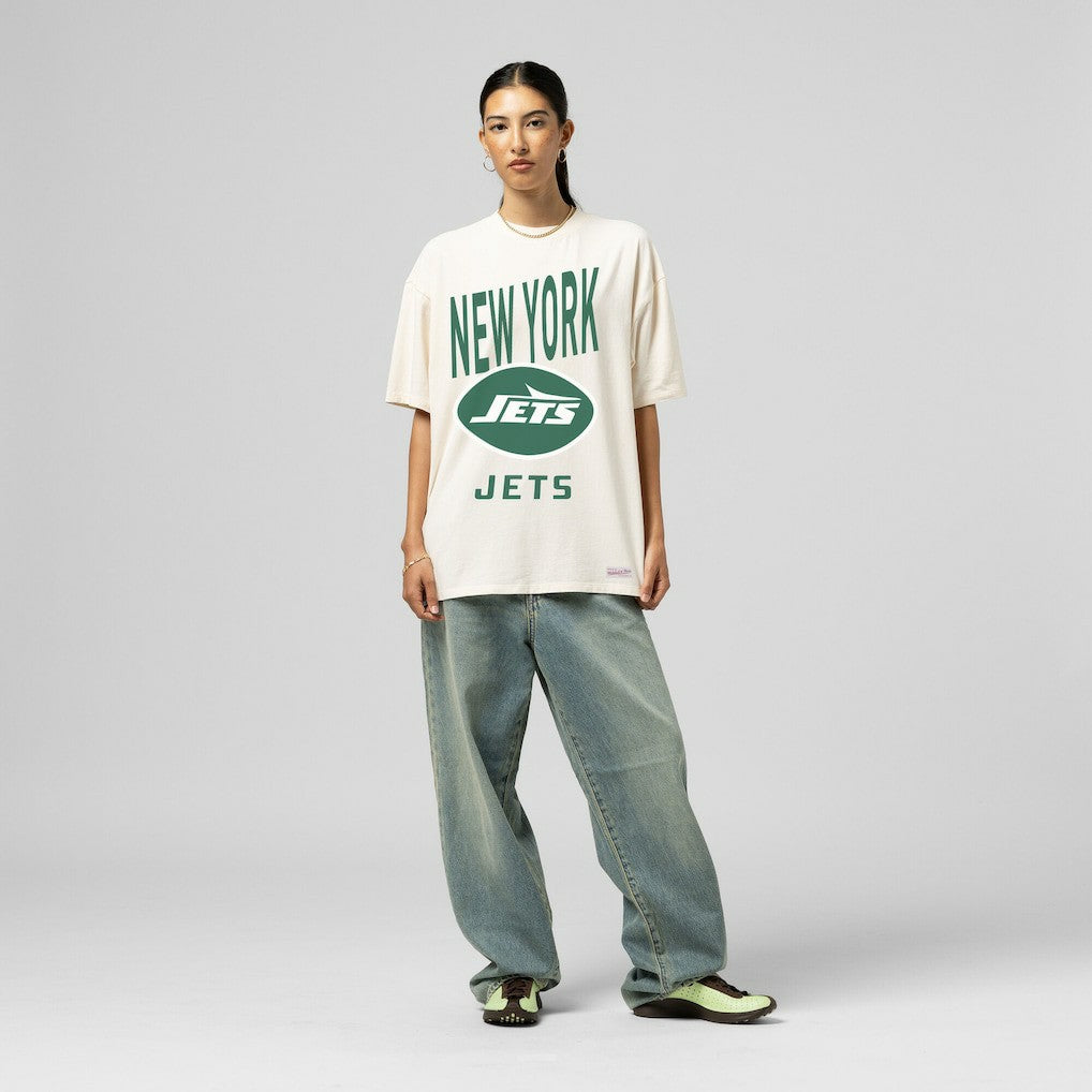 New York Jets Women's Logo Rise Boyfriend T-Shirt | NFL Hot