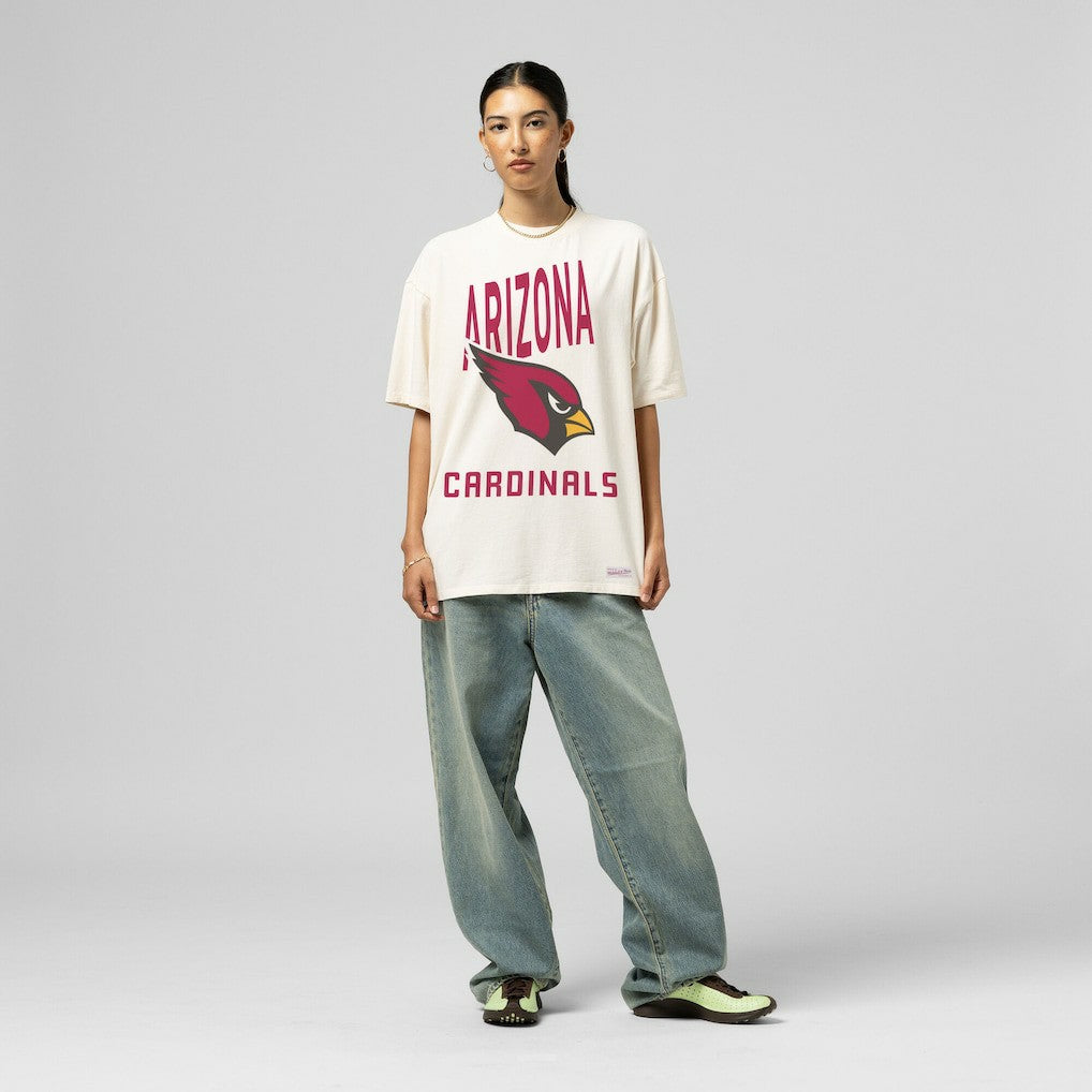 Arizona Cardinals Women's Logo Rise Boyfriend T-Shirt | NFL Outlet
