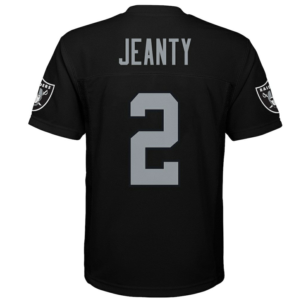 Las Vegas Raiders Ashton Jeanty  Youth Replica Player Jersey | NFL Outlet