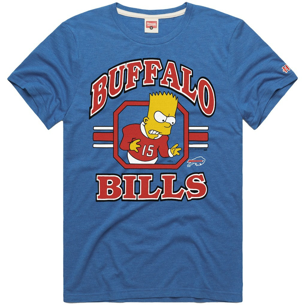 Buffalo Bills Homage x The Simpsons Unisex Tri-Blend T-Shirt | NFL New