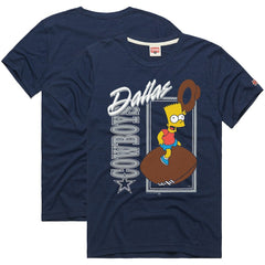 Dallas Cowboys Homage x The Simpsons Unisex Tri-Blend T-Shirt | NFL Discount