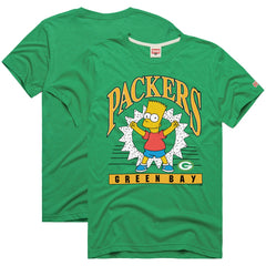 Green Bay Packers Homage x The Simpsons Unisex Tri-Blend T-Shirt | NFL US