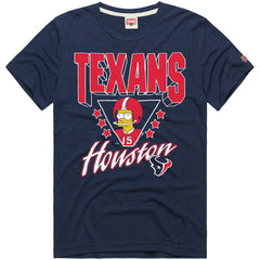 Houston Texans Homage x The Simpsons Unisex Tri-Blend T-Shirt | NFL Outlet
