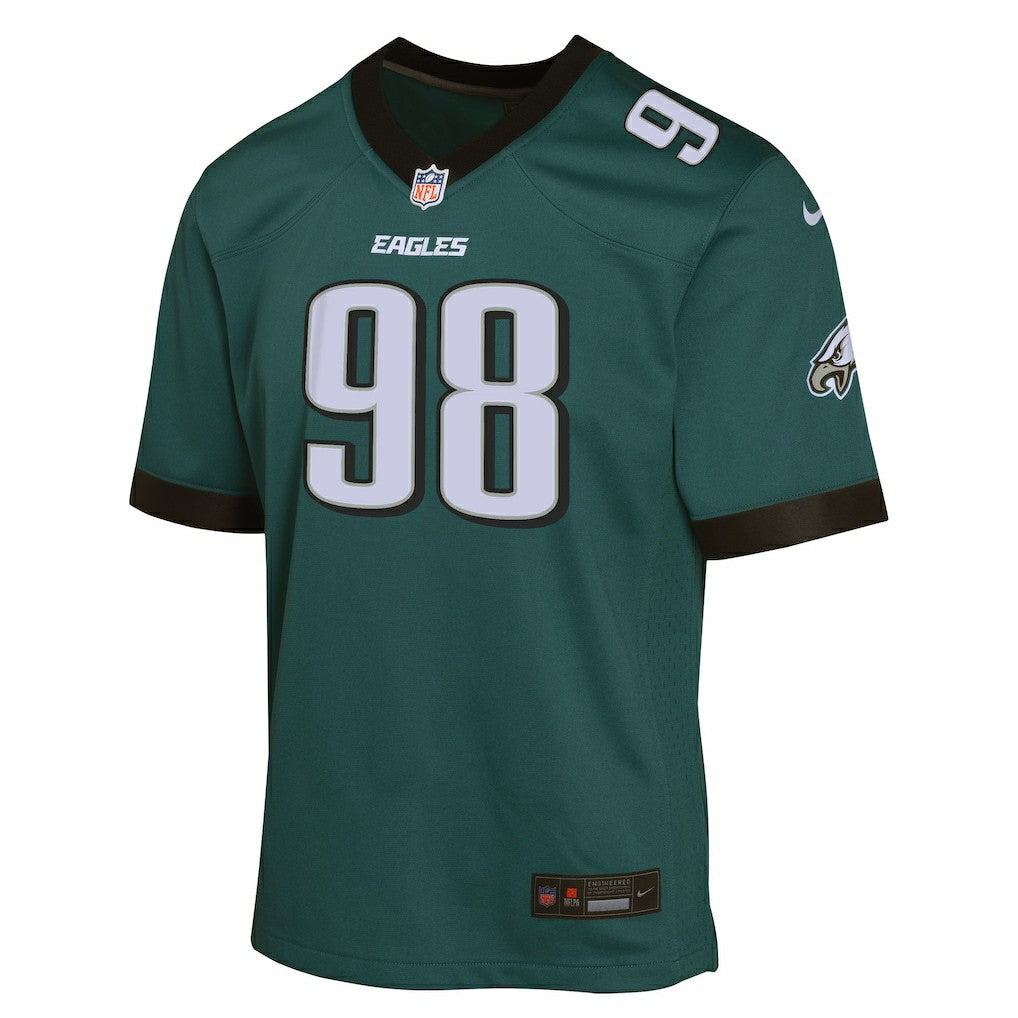 Philadelphia Eagles Jalen Carter  Youth Game Player Jersey | NFL New