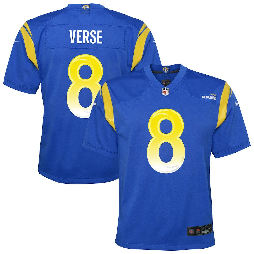 Los Angeles Rams Jared Verse  Youth Team Game Jersey | NFL Outlet