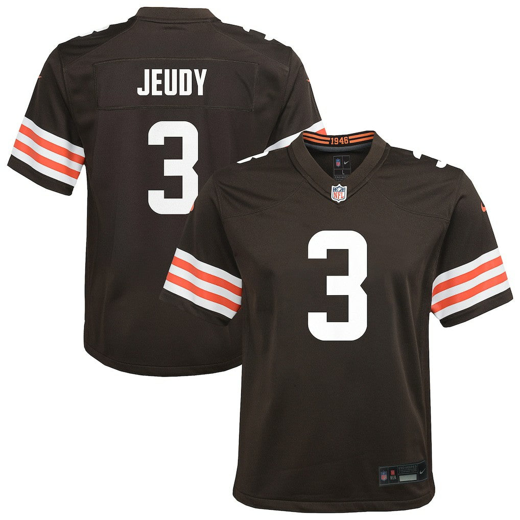 Cleveland Browns Jerry Jeudy  Youth Team Game Jersey | NFL Outlet