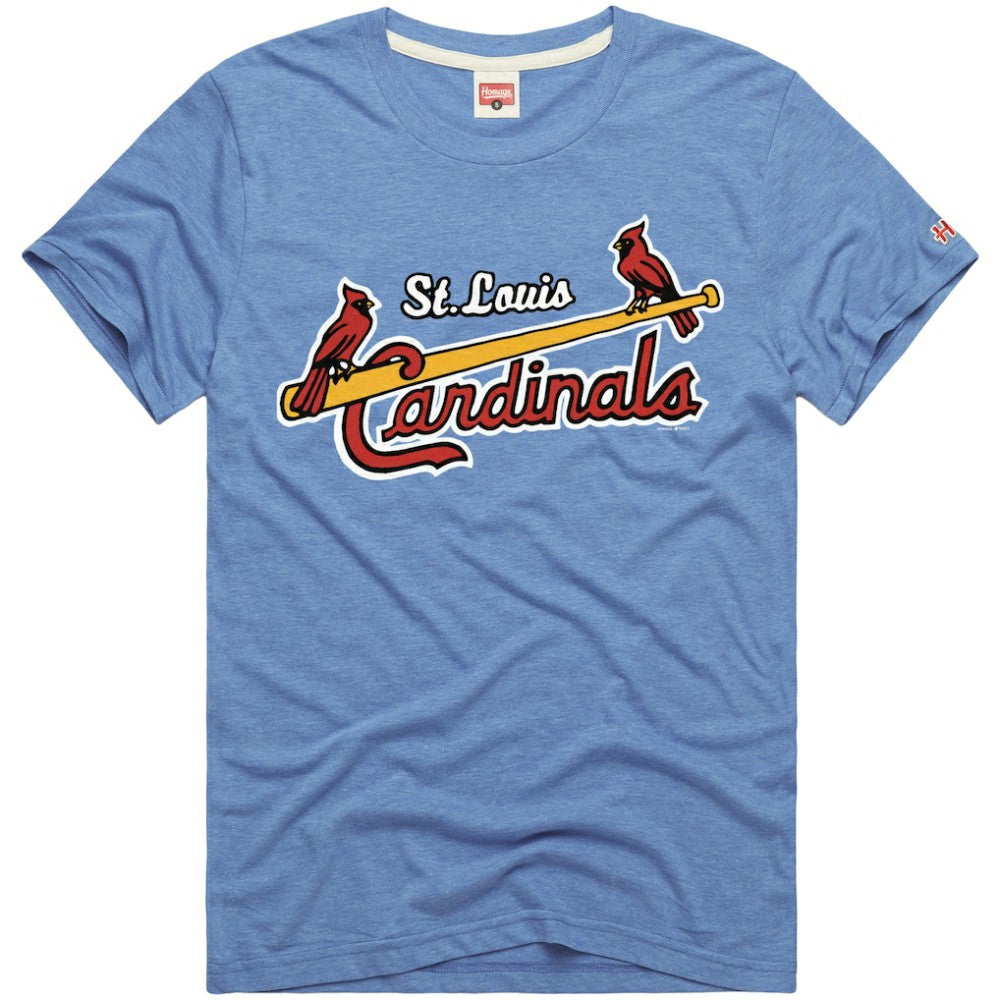 St. Louis Cardinals Homage Hyper Local Refresh Tri-Blend T-Shirt - MLB T-shirts